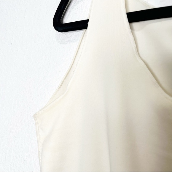 Spanx Slimming Lace Trim Tank Top Cream XL - Picture 4 of 6